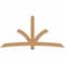 Ekena Millwork Davenport Timber Gable Bracket, Western Red Cedar, 96"W x 48"H x 1 1/2"D x 5 1/2"F, 12/12 Pitch GBW096X48X0206DAV00SWR - alternate 1